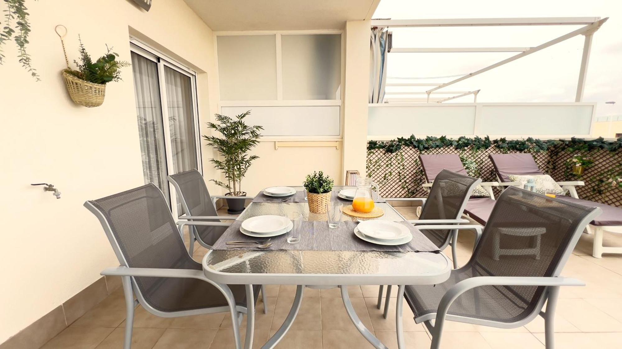 La Ribera - Terraza, Piscina Y Playa Daire San Javier Dış mekan fotoğraf